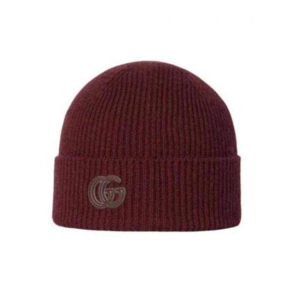 Cashmere Patch Beanie